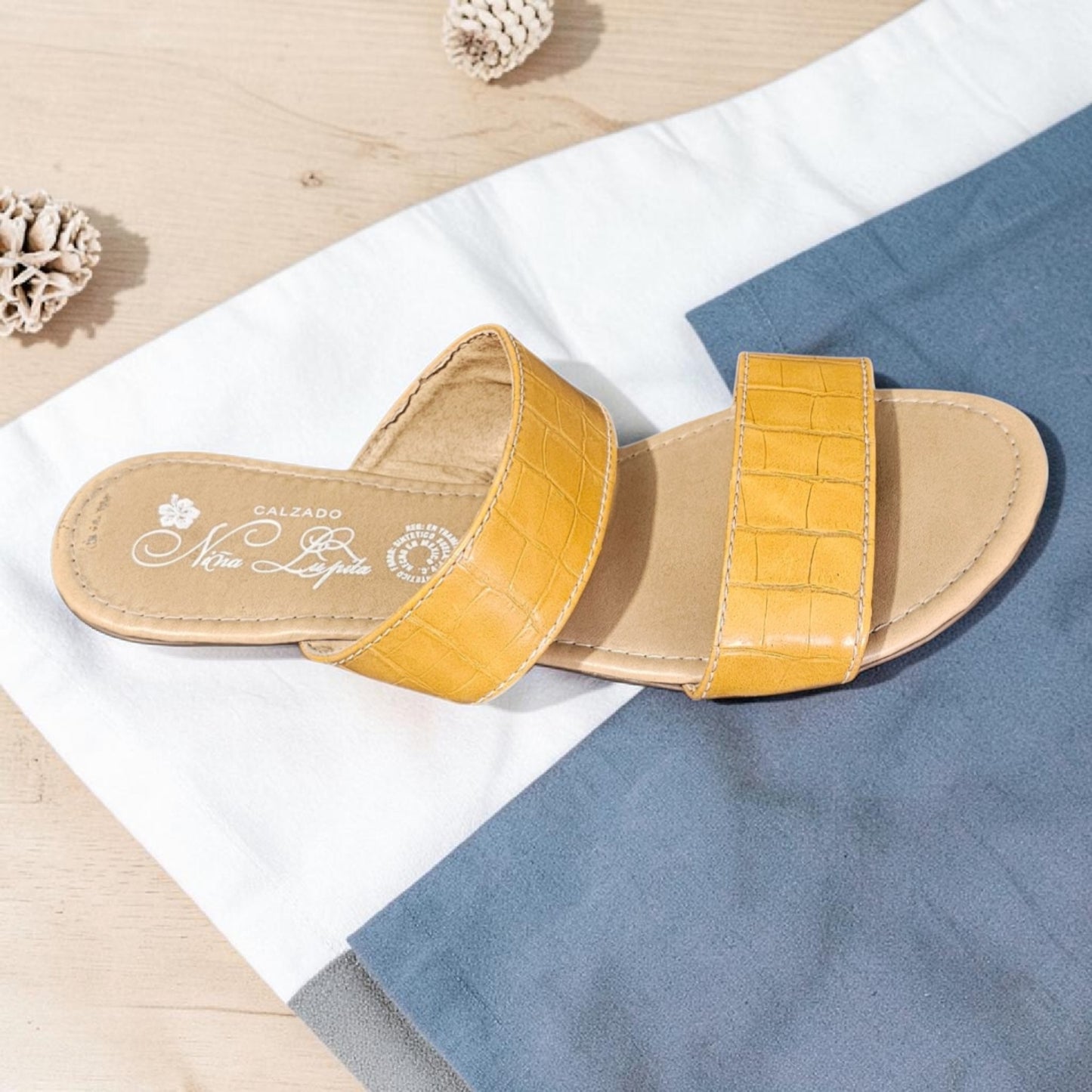 Sandalia Elegance Est. 902 Mostaza