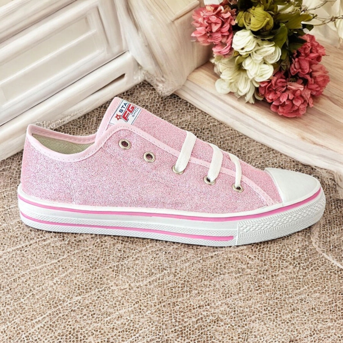 Tenis VAMOS 700 Moda Shiny Casual Urbana Con Brillos KIDS
