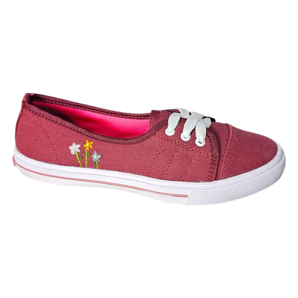 Sneakers Bordados a Mano Tenis Casuales para Dama