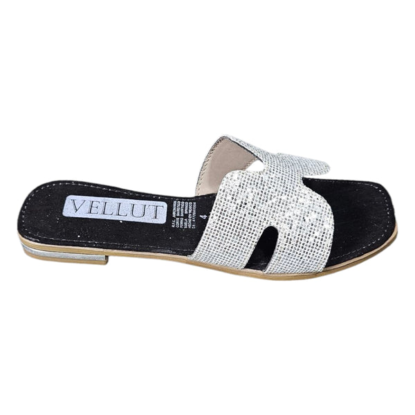 Sandalia VELUTO 1000 L Estilo Liso y Brillos