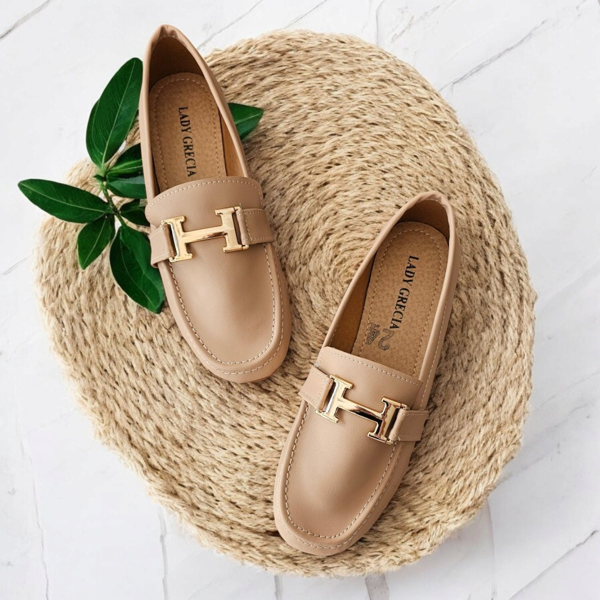 Mocasin Lady GRECIA EST 501 con Hebilla "H"