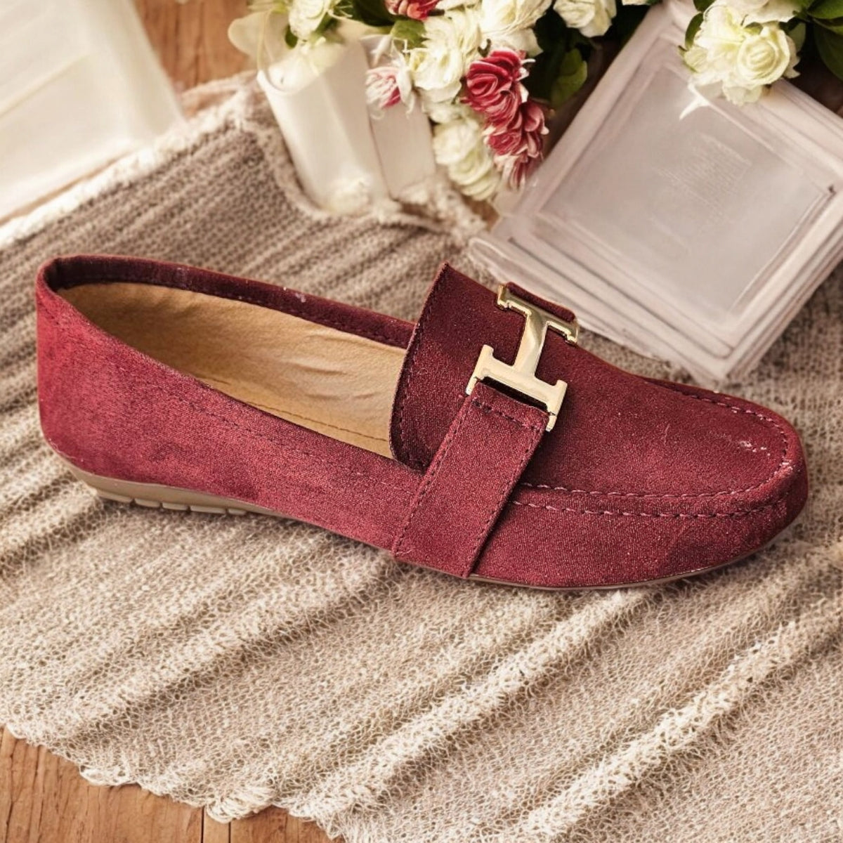 Mocasin Lady GRECIA EST 501 con Hebilla "H"