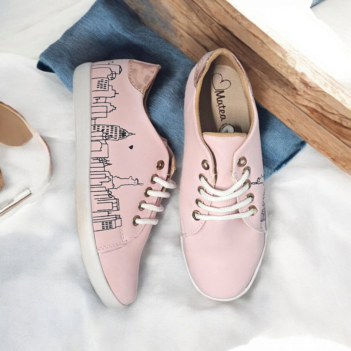 Tenis CITY Moda Casual Urbana Tipo Sneakers Calzado Para Dama