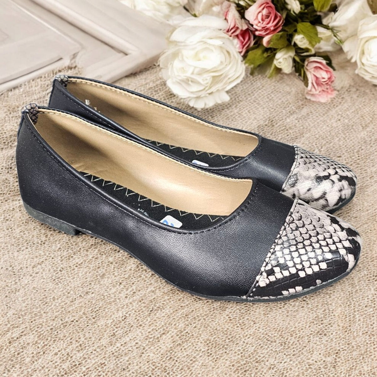 Balerinas ANGORA Est. 2019 Animal Print Flats
