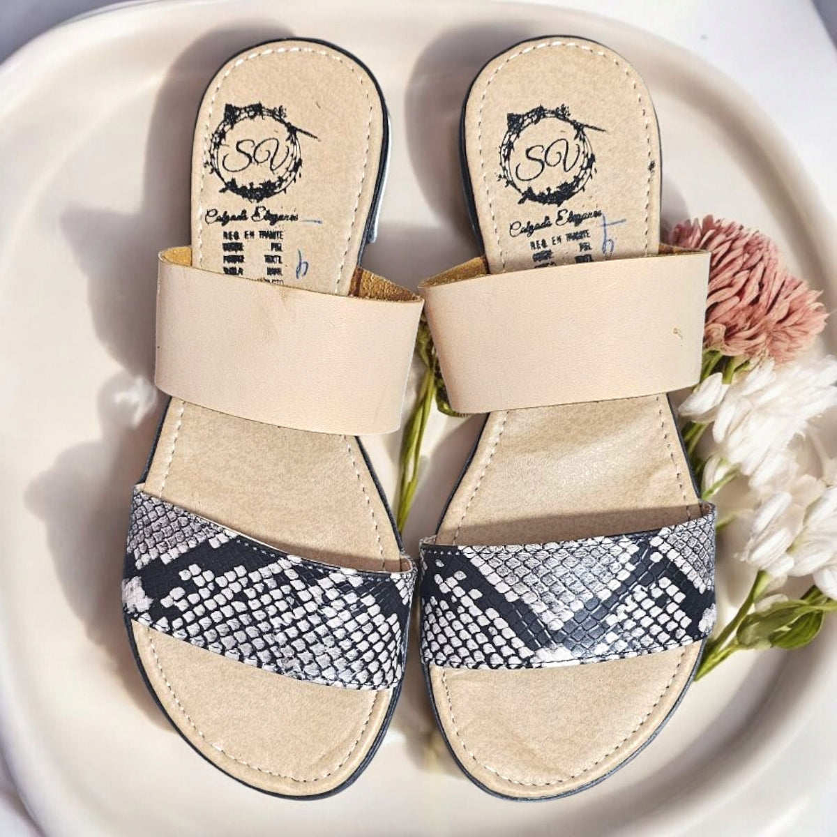 Sandalia ELEGANCE Est. 02 Estampado Vibora