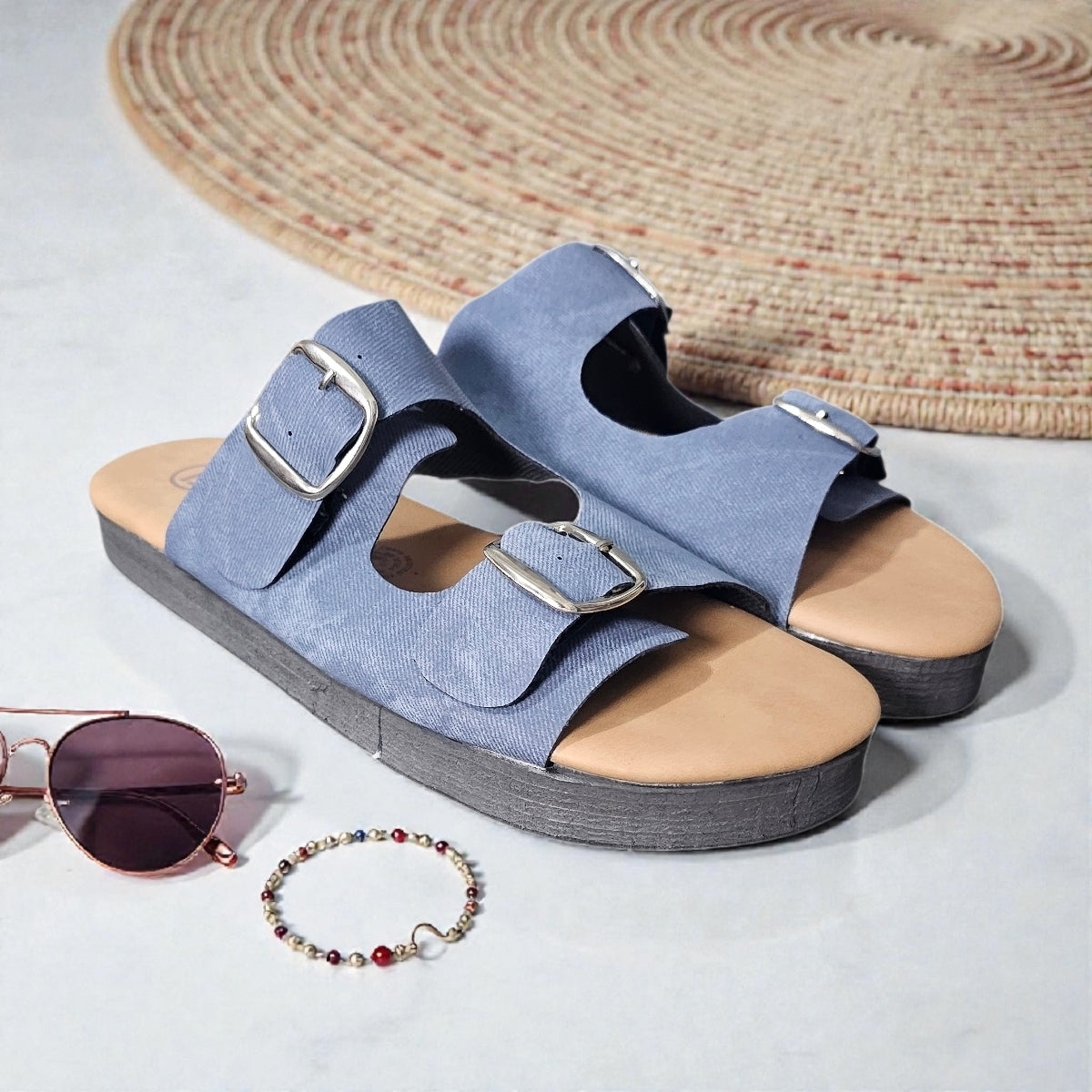Sandalia Betzuca Est. 100 Casual Hebillas