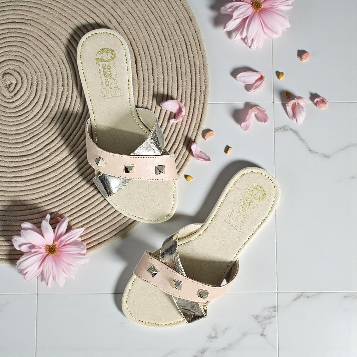 Sandalias IDUNA Est. 102 Cruzado Oro