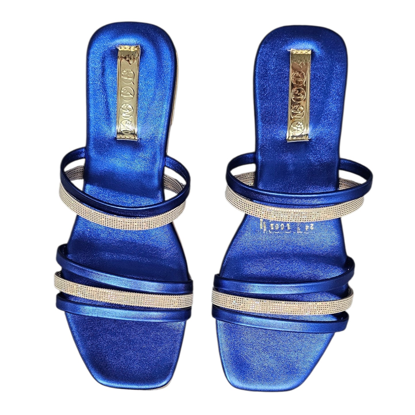 Sandalia FINA 1001 A Plana de Colores Metálicos