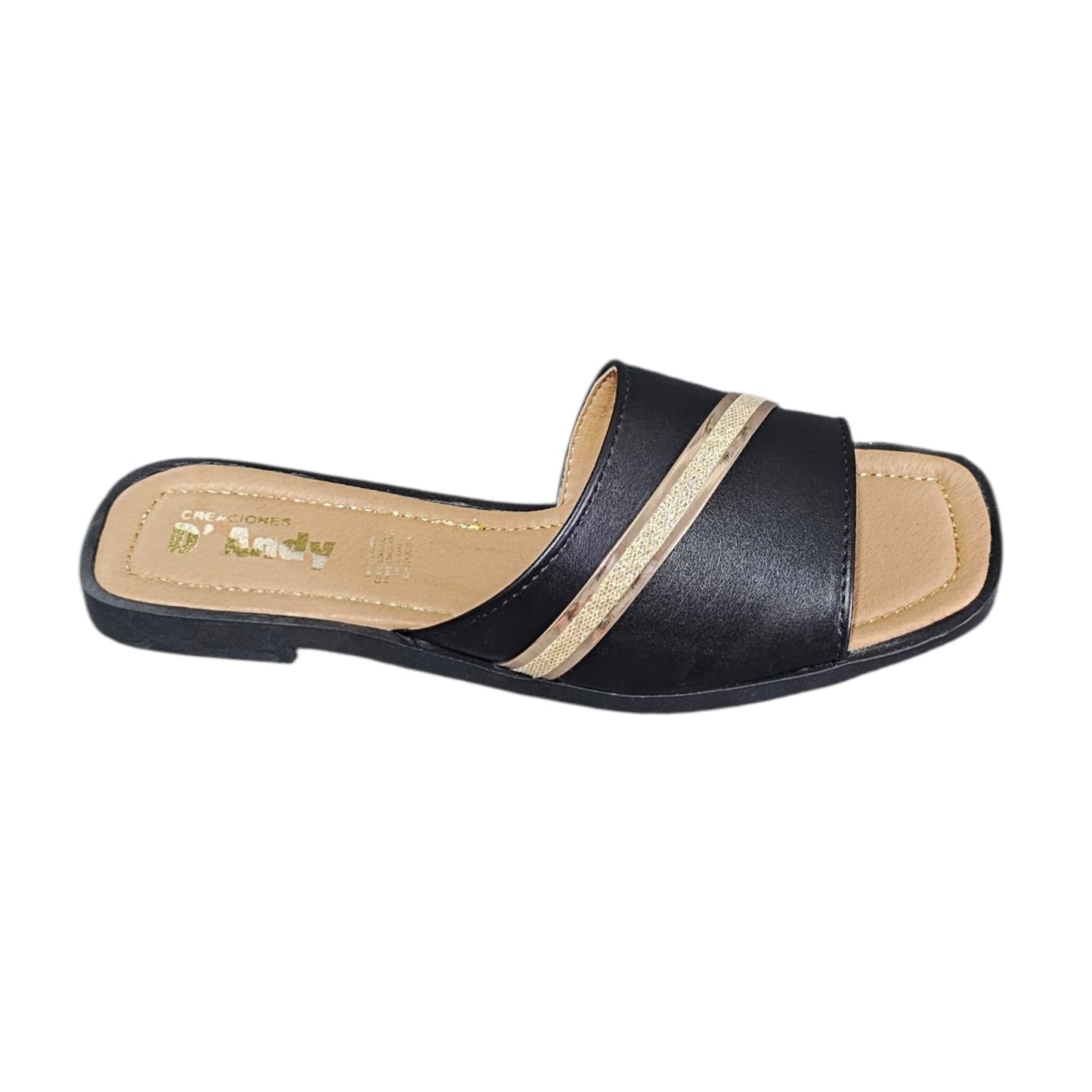 Sandalia Andy Est. 450 Slide in Brillos