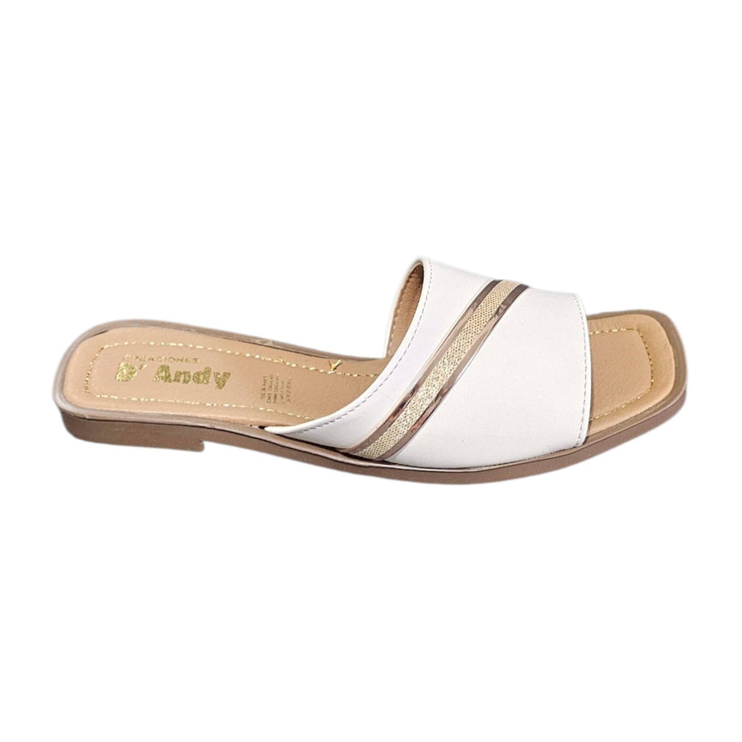 Sandalia Andy Est. 450 Slide in Brillos