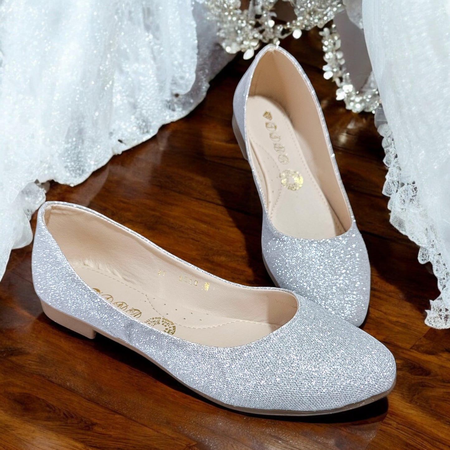 Balerina LADY ALISON Lisa con Brillos Diamantina Pique Varios Colores