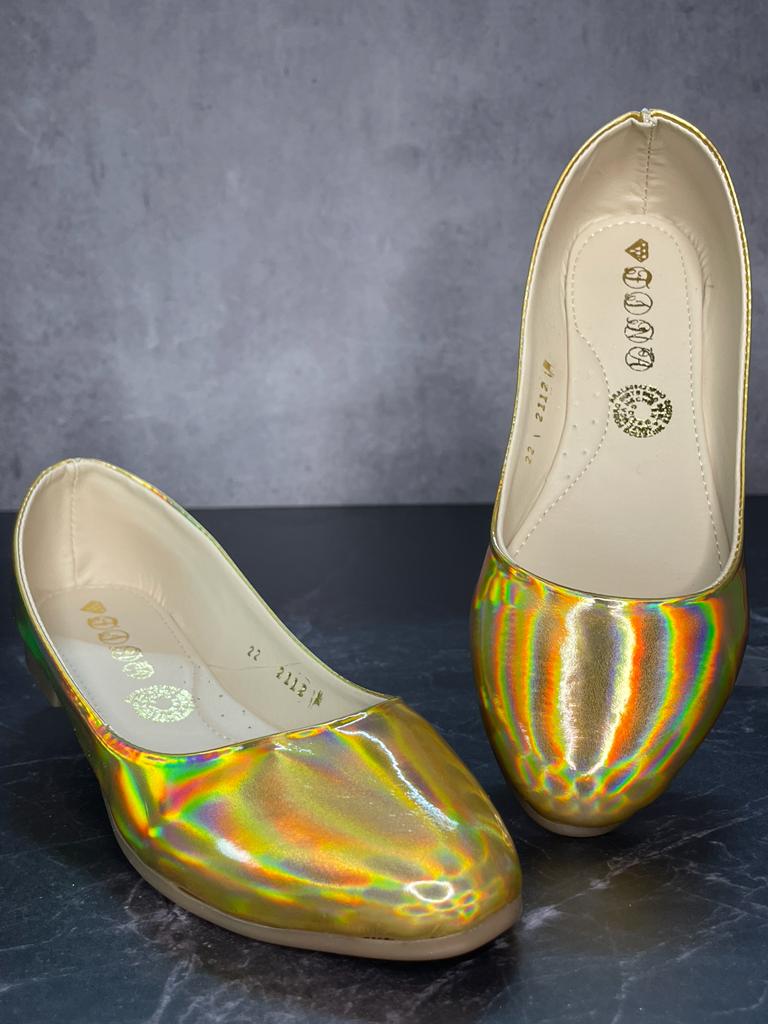 Balerinas LADY ALISON Láser y Tornasol Flats Lisos Varios Colores