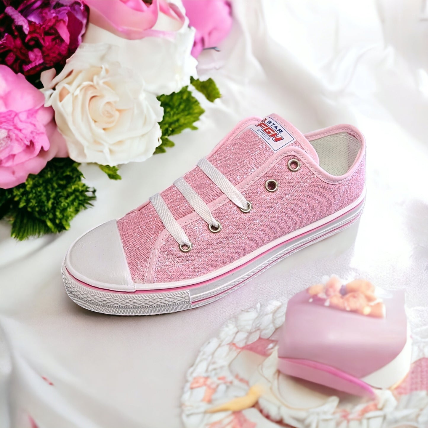 Tenis VAMOS 700 Moda Shiny Casual Urbana Con Brillos KIDS