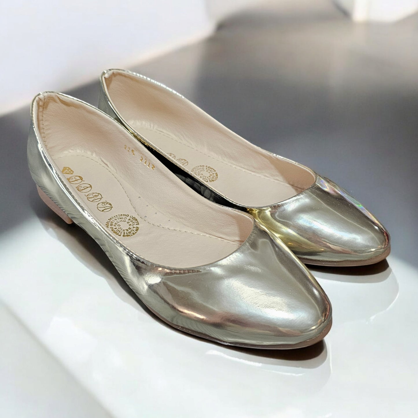 Balerinas LADY ALISON Espejo Flats Lisos Varios Colores