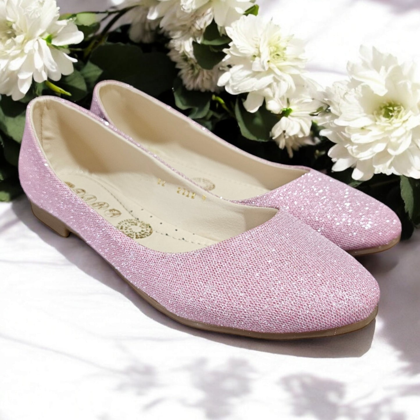 Balerina LADY ALISON Lisa con Brillos Diamantina Pique Varios Colores