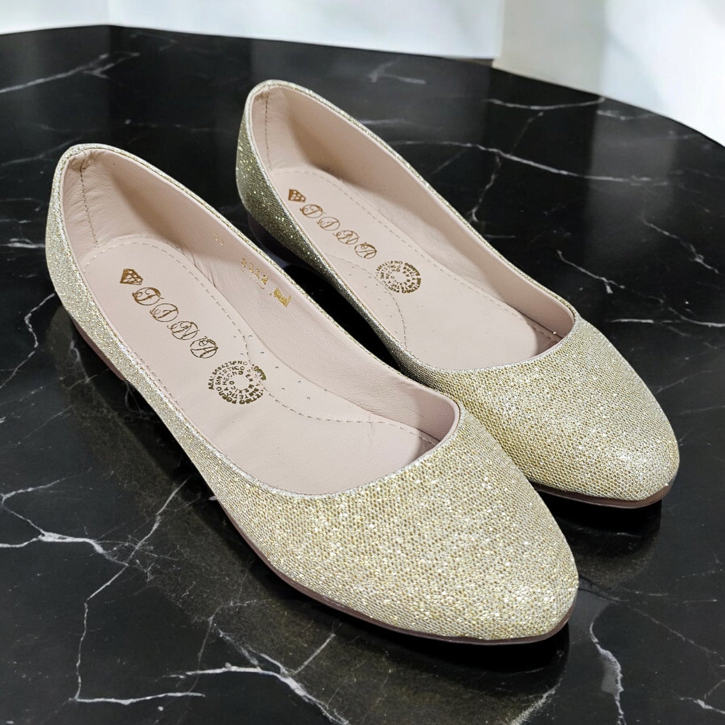 Balerina LADY ALISON Lisa con Brillos Diamantina Pique Varios Colores