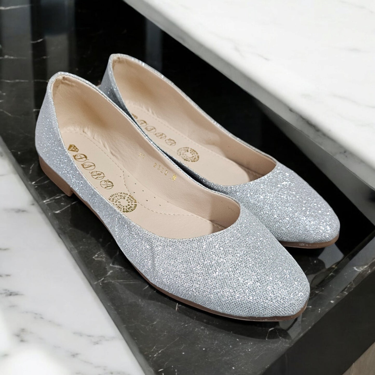 Balerina LADY ALISON Lisa con Brillos Diamantina Pique Varios Colores
