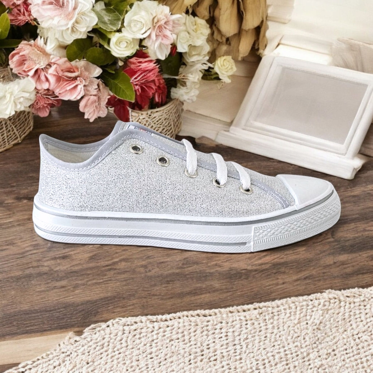 Tenis VAMOS 700 Moda Shiny Casual Urbana Con Brillos KIDS