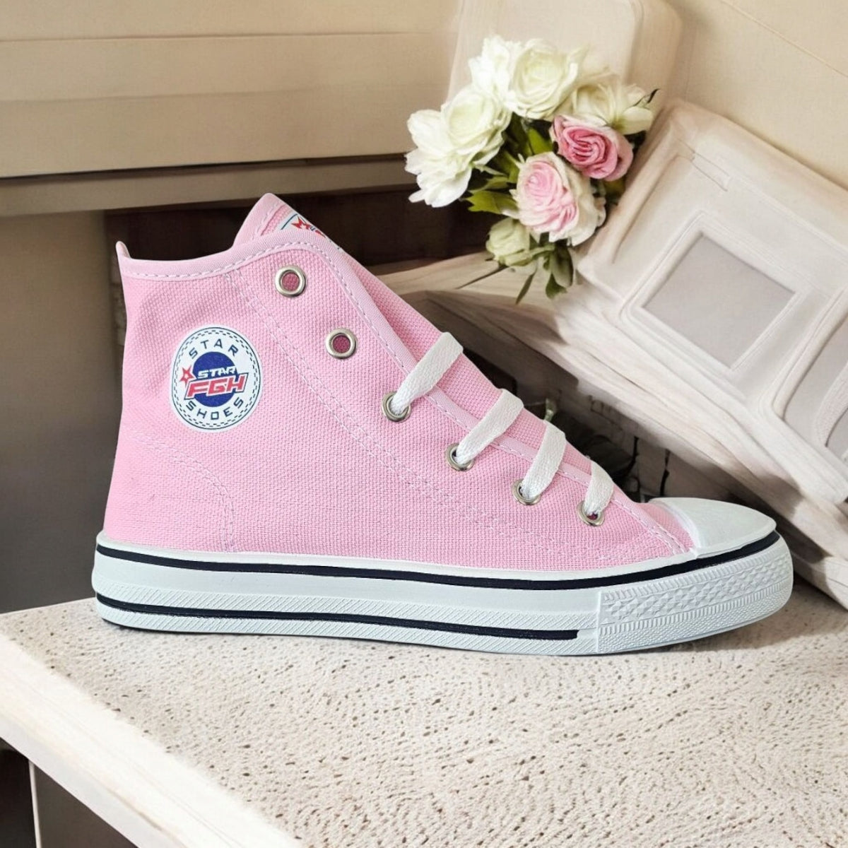 Tenis VAMOS Moda Casual Urbana Tipo Botin Colores Lisos