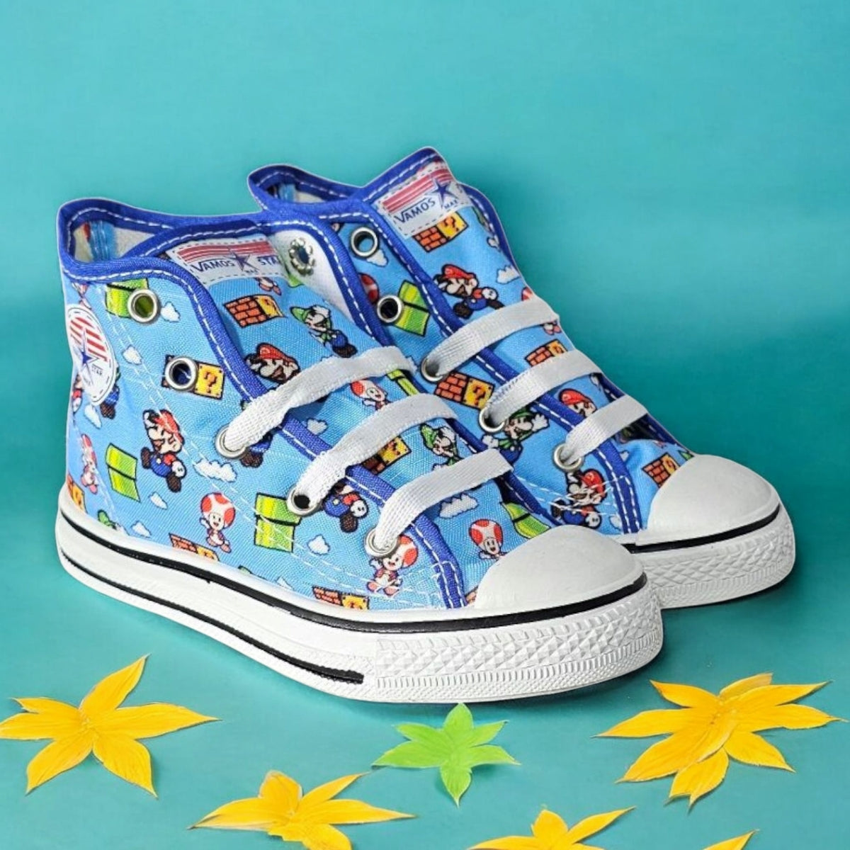 Tenis VAMOS Moda Casual Urbana Tipo Bota con Estampados