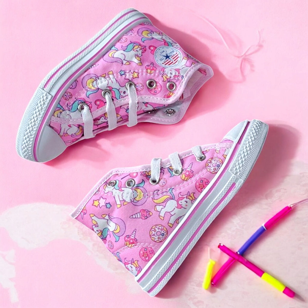 Tenis VAMOS Moda Casual Urbana Tipo Bota con Estampados