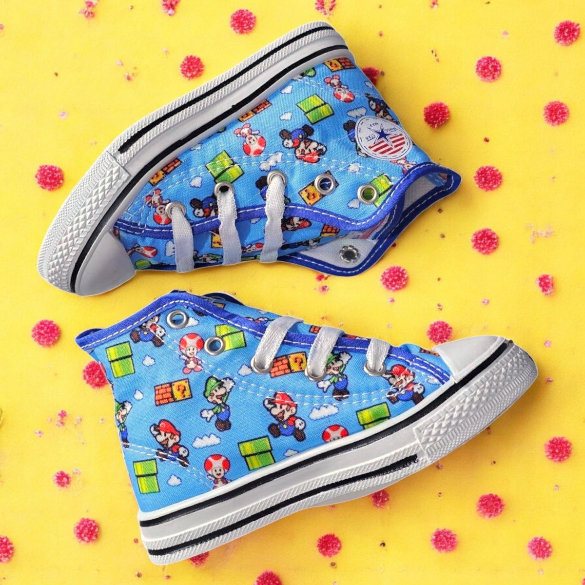 Tenis VAMOS Moda Casual Urbana Tipo Bota con Estampados