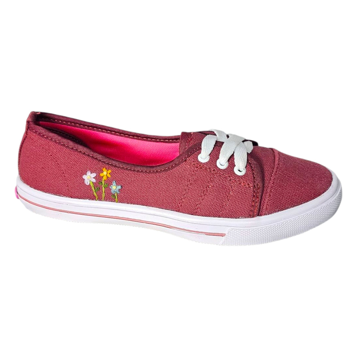 Sneakers Bordados a Mano Tenis Casuales para Dama