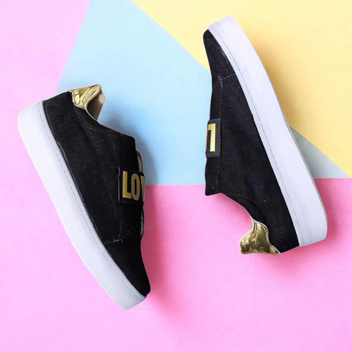 Tenis NEW WOMAN 250 LOVE Slide in Casual y Plataforma