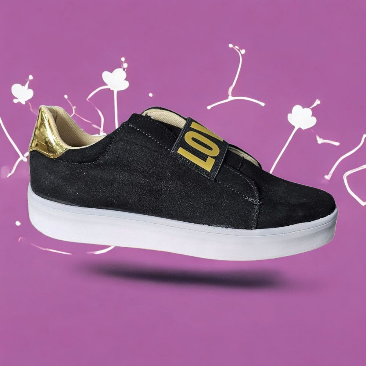 Tenis NEW WOMAN 250 LOVE Slide in Casual y Plataforma