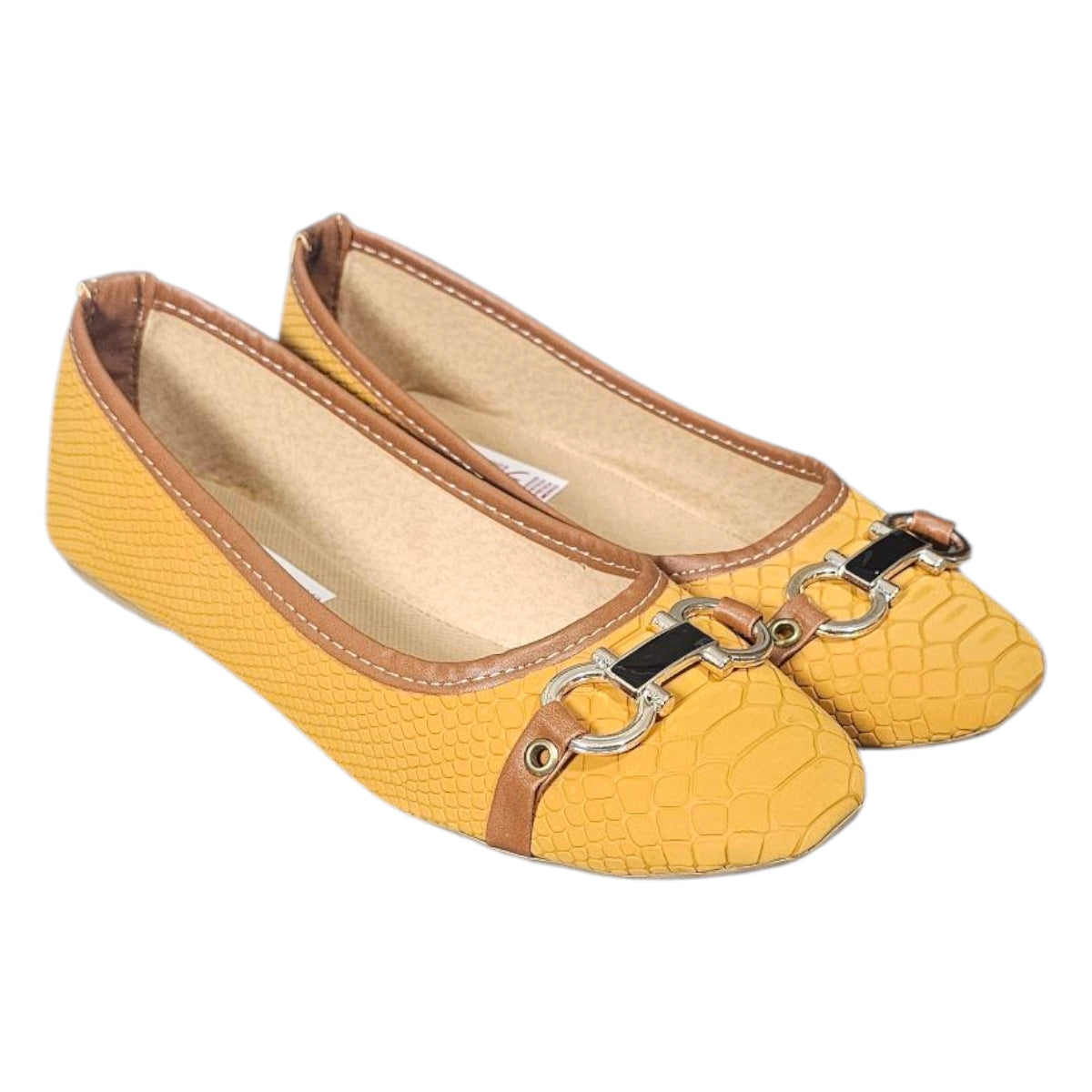 Balerina KENDRA Est 309 Flats Amarillo Mostaza