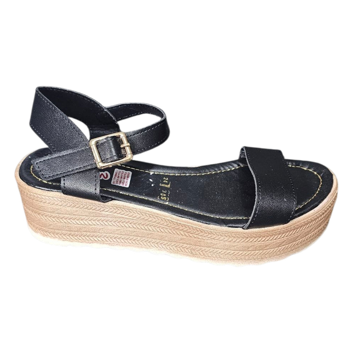 Alpargatas LADY 305 Suela Alta y Ajuste Correa