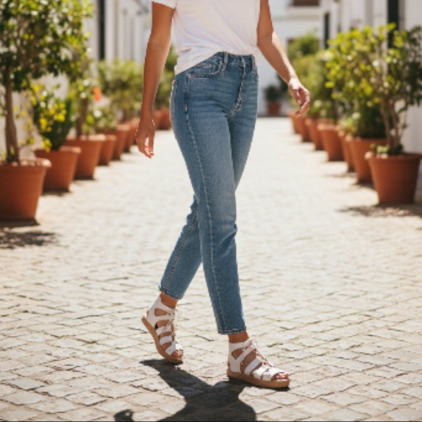Sandalias Jenny Arlety Est. 05 Ajuste Lazo