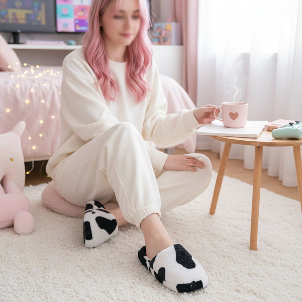 Pantuflas Lymalimoon Peluche Varios Diseños