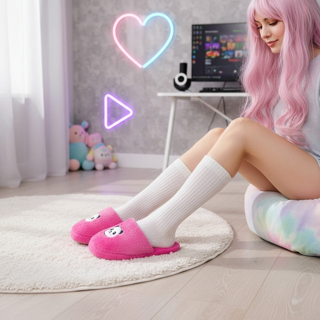 Pantuflas Lymalimoon Peluche Varios Diseños