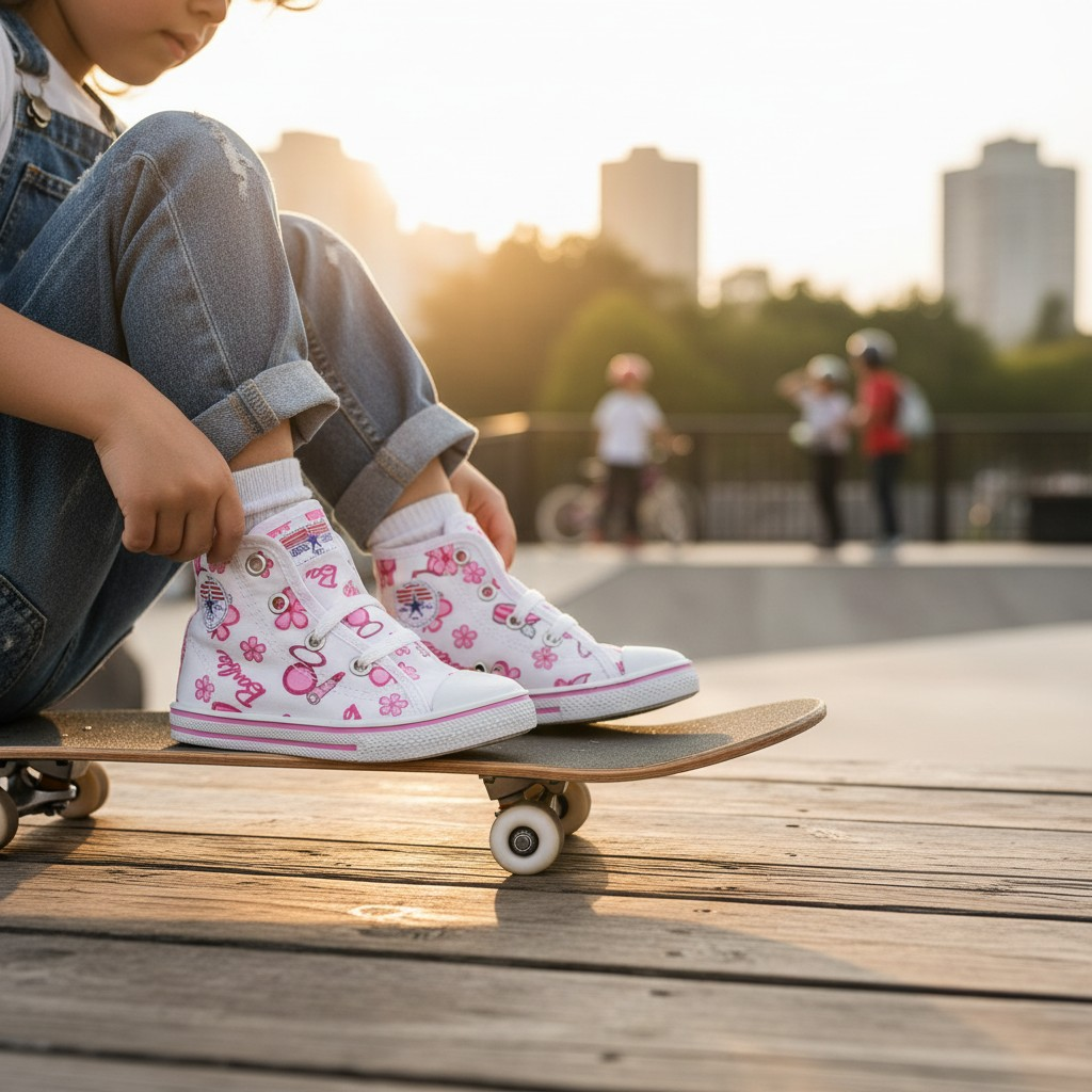 Tenis VAMOS Moda Casual Urbana Tipo Bota con Estampados