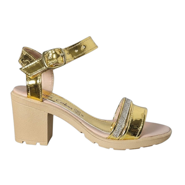 Zapatilla MASTER 801 Estilo Liso y Pedrería Elegante Para Dama